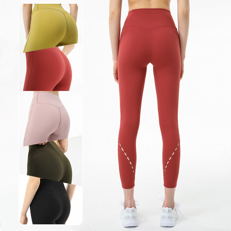 Yana Sport Pants 運動九分褲/腰後口袋【紅色】