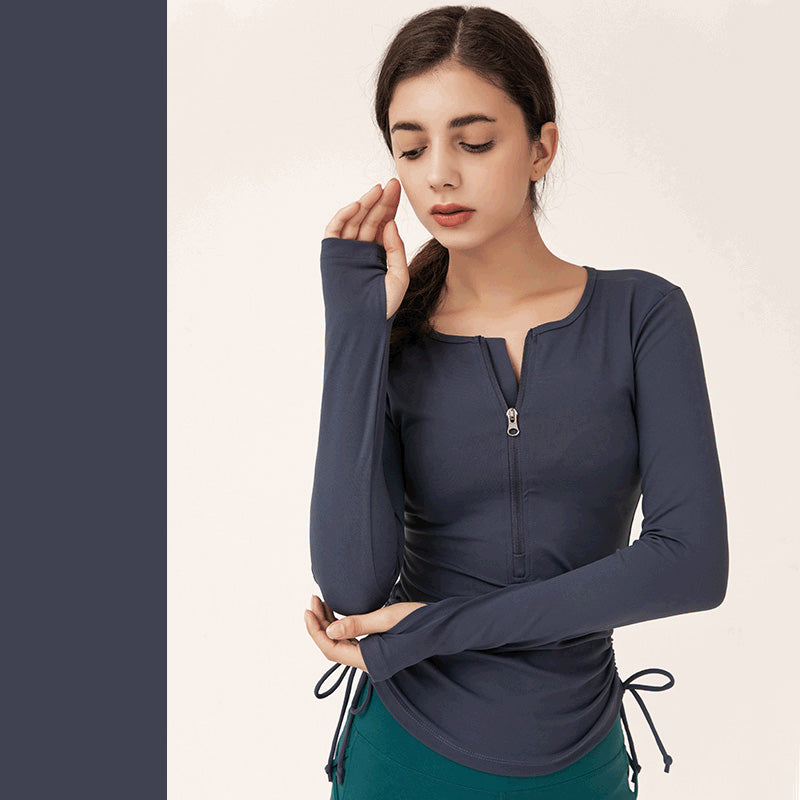 Tira 長袖運動上衣【藍色】