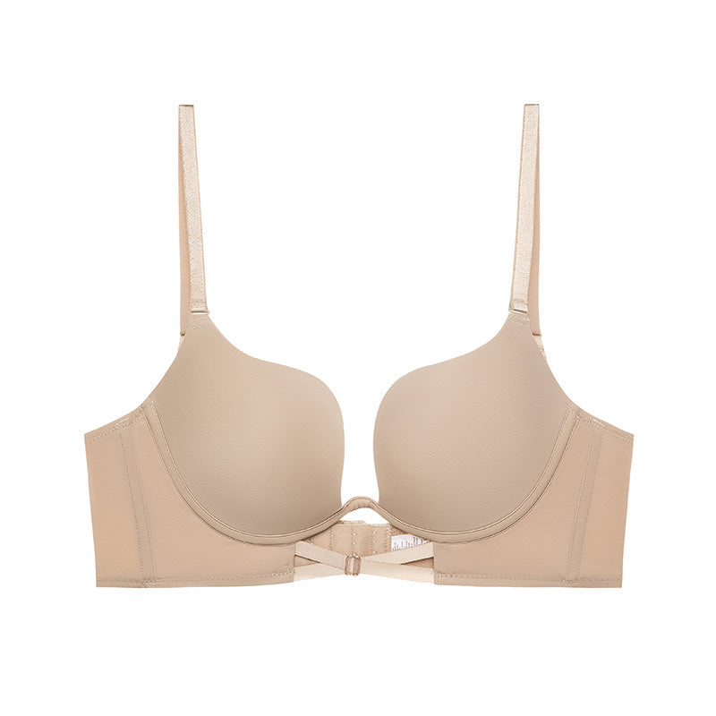 Beva Bra 前深U+大U露背無痕內衣【膚色】