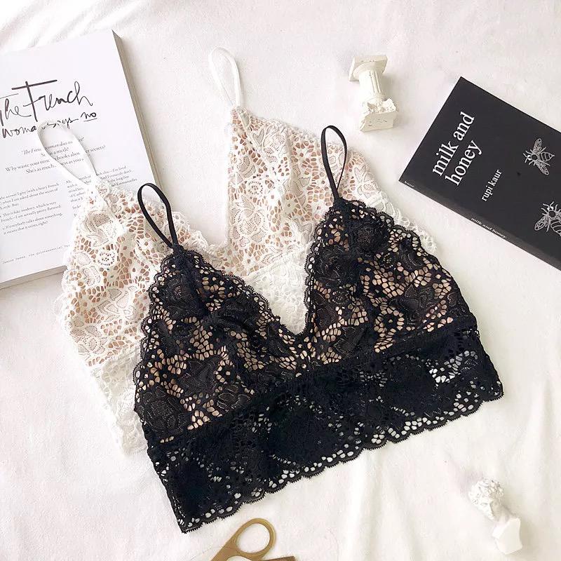 Kila BraTop 無鋼圈蕾絲內衣【氣質黑】