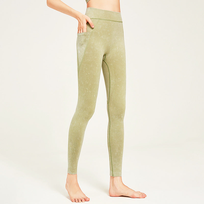 Winoa Sport Pants 無縫口袋運動九分褲【綠色】