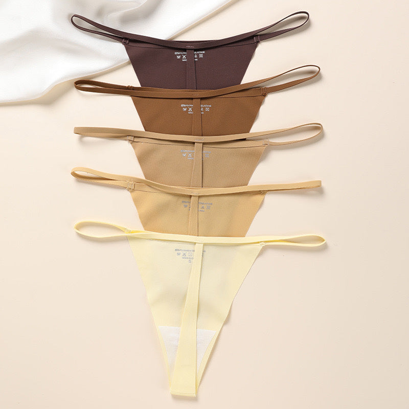 Zizi 無痕極細邊低腰丁字褲【6色】