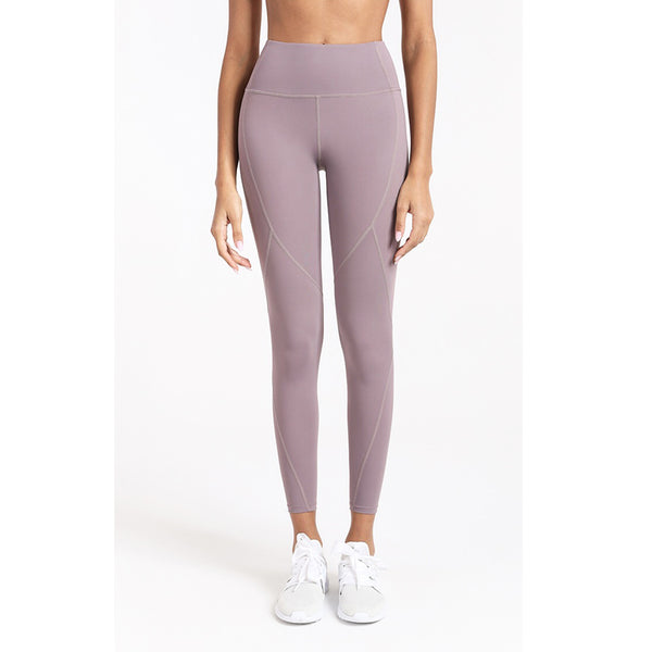 Uve Sport Pants 運動九分褲/腰後口袋【粉藕】