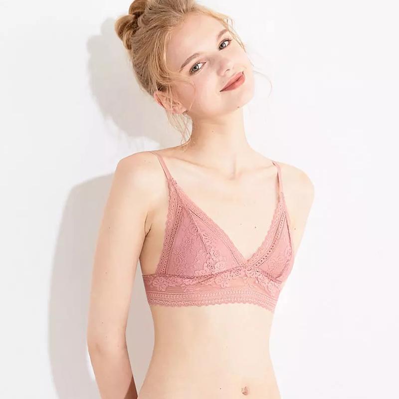 Fica Silk Bralette 蠶絲無鋼圈內衣【乾燥玫瑰】