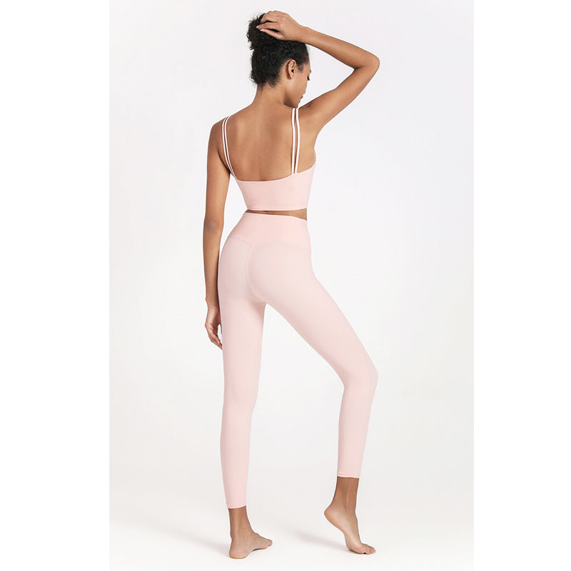Wena Sport Pants 運動九分褲/腰後口袋【蜜粉】