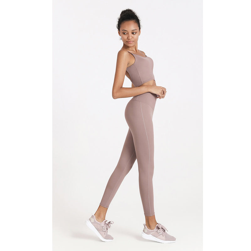 Wena Sport Pants 運動九分褲/腰後口袋【藕色】