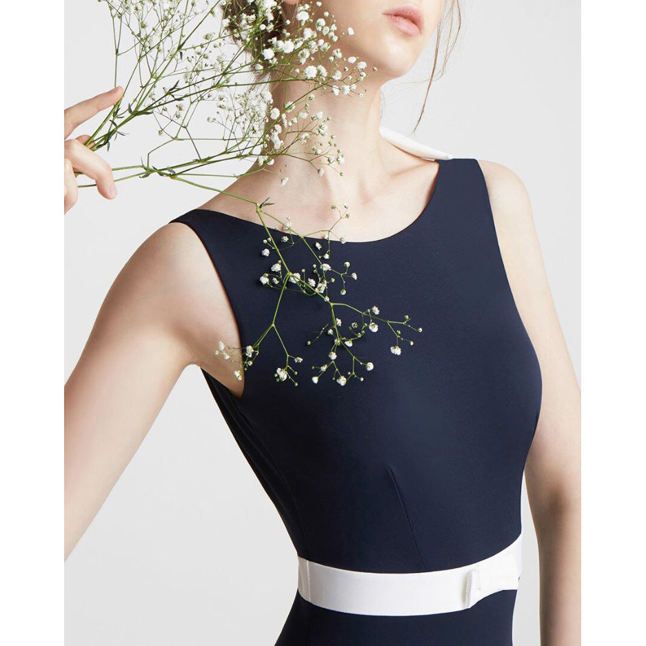 Fifi 連身式泳裝【藏藍】