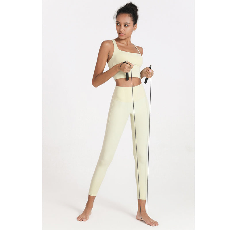 Vania Sport Bra 運動內衣【鵝黃】