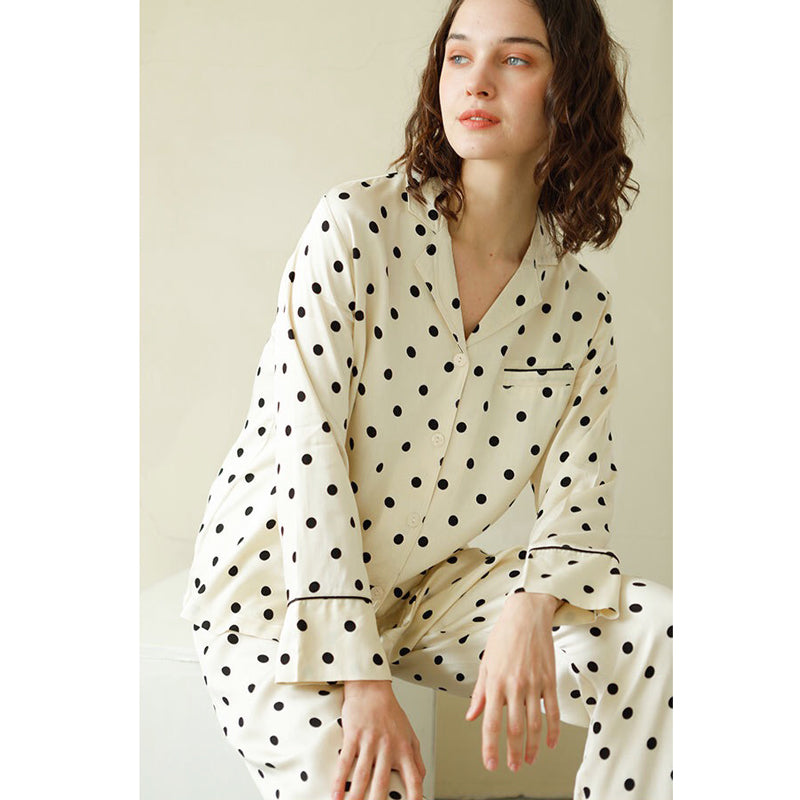 Punto 家居成套睡衣【長袖長褲襯衫款】