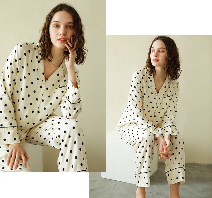 Punto 家居成套睡衣【長袖長褲襯衫款】