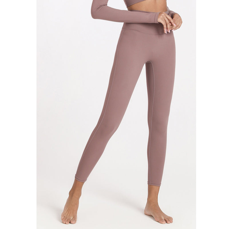 Wena Sport Pants 運動九分褲/腰後口袋【藕色】