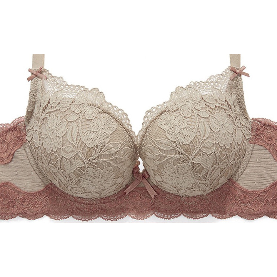 Cici Bra 無鋼圈超集中成套內衣【深邃黑】