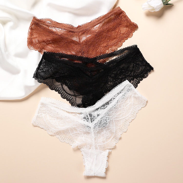 Mova 蕾絲低腰丁字褲【任選3件799元】3色