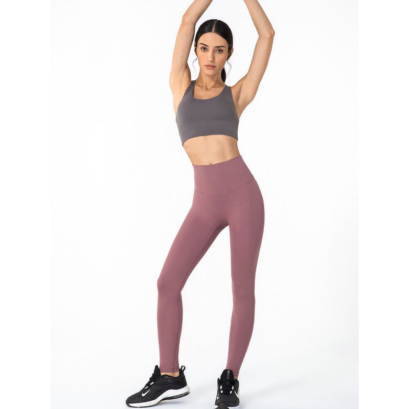 Bili Sport Pants 無尷尬線運動九分褲【豆沙粉】