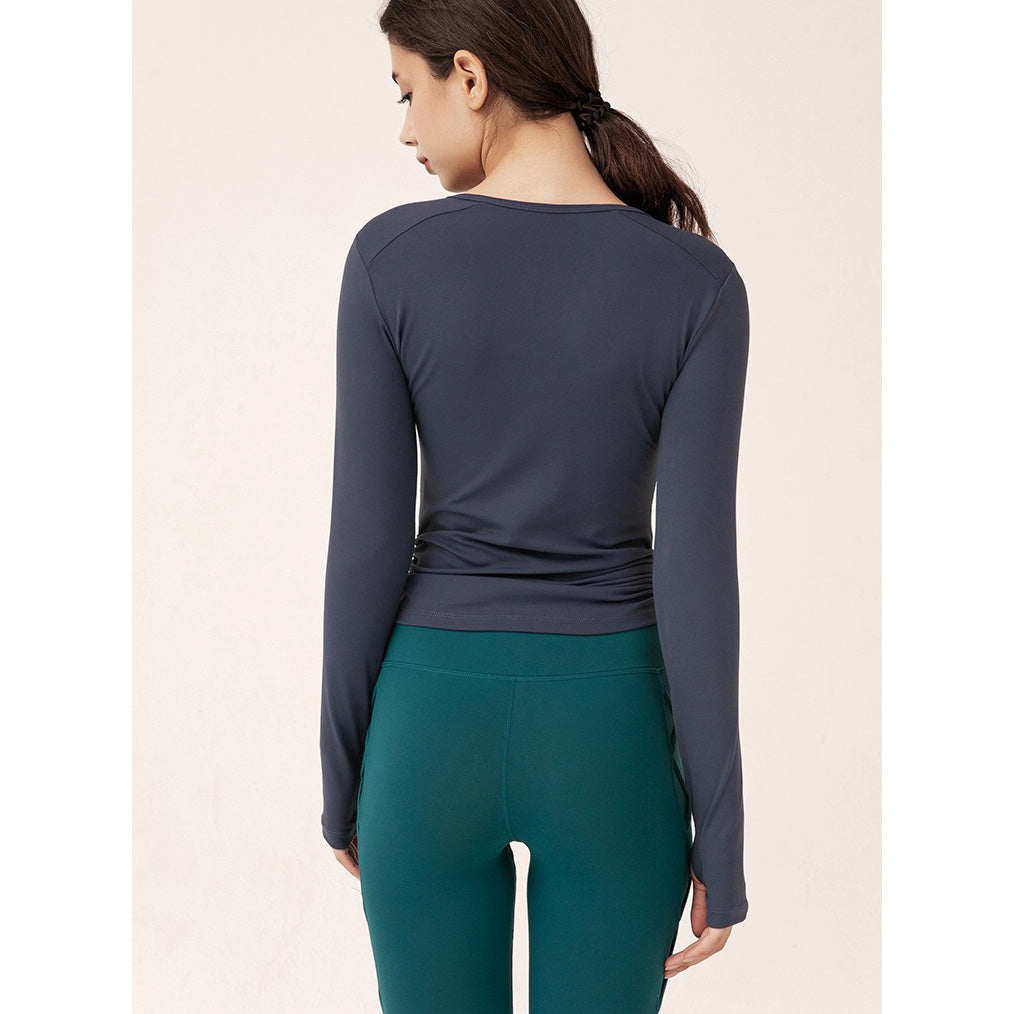 Tira 長袖運動上衣【藍色】