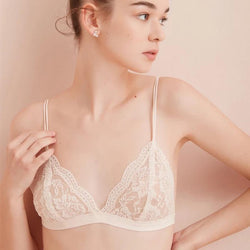 Chiché Bralette 無鋼圈薄襯蕾絲內衣  【買一送一】