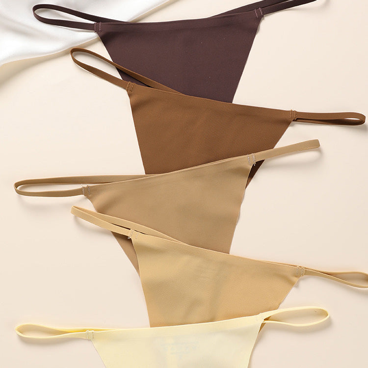 Zizi 無痕極細邊低腰丁字褲【6色】