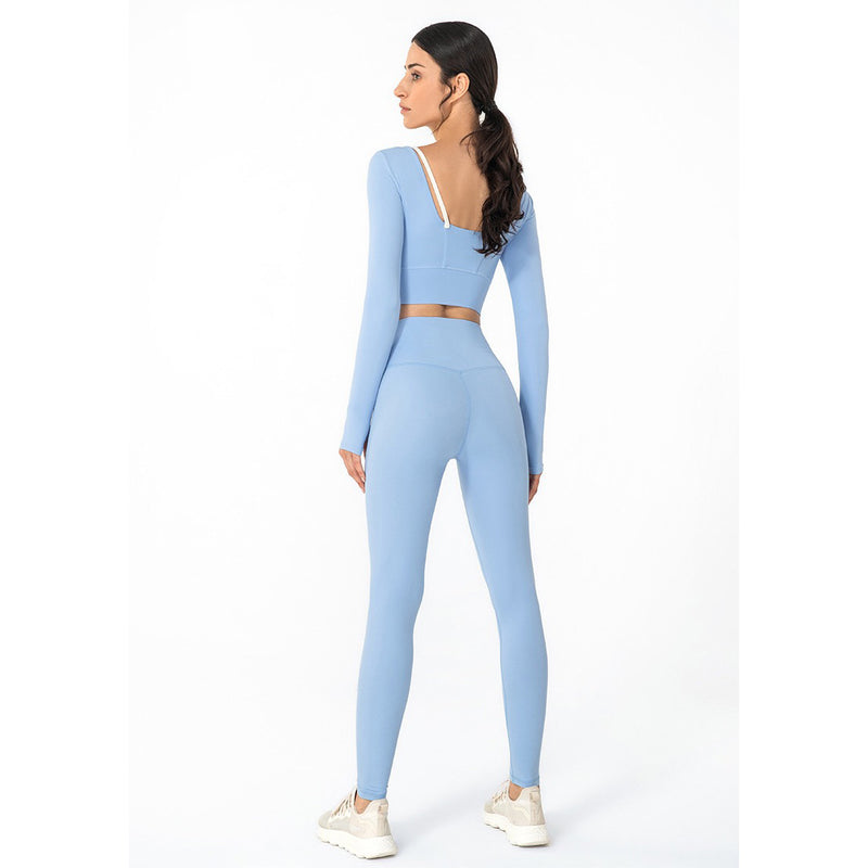 Bili Sport Pants 無尷尬線運動九分褲【天藍】