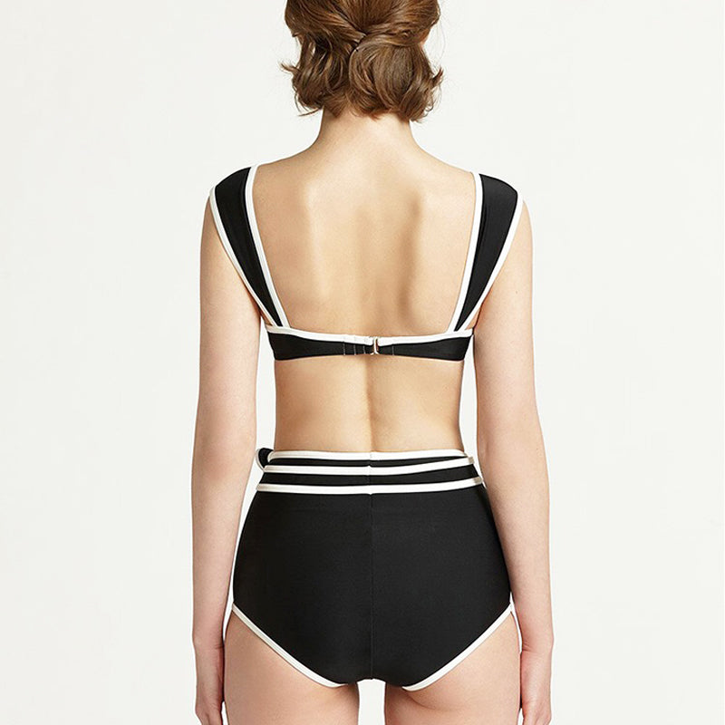 Uni 兩件式泳裝【深邃黑】