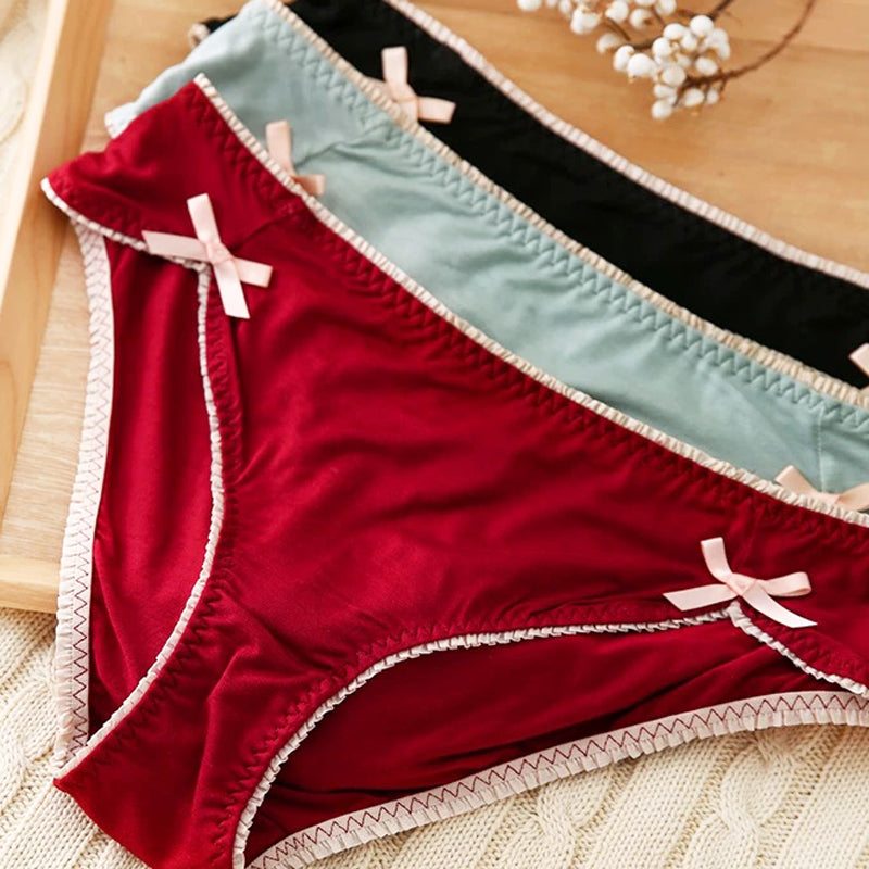 Iria Bralette 無鋼圈棉質成套內衣【粉綠】