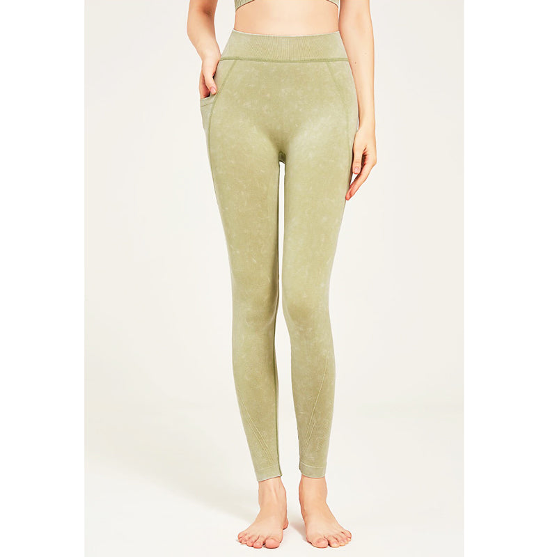 Winoa Sport Pants 無縫口袋運動九分褲【綠色】
