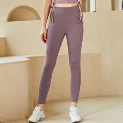 Jena Sport Pants 運動九分褲【藕紫】