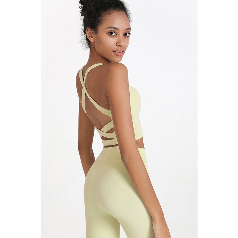 Vania Sport Bra 運動內衣【鵝黃】