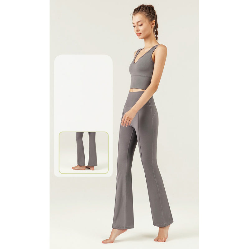 Didi Sport Pants 運動喇叭九分褲【灰色】