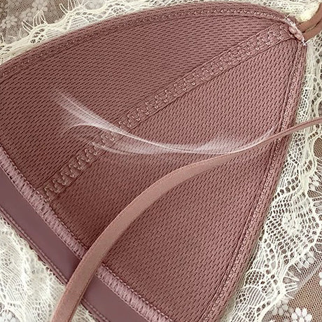 Buva Bralette 無鋼圈蕾絲成套內衣 【清新白】