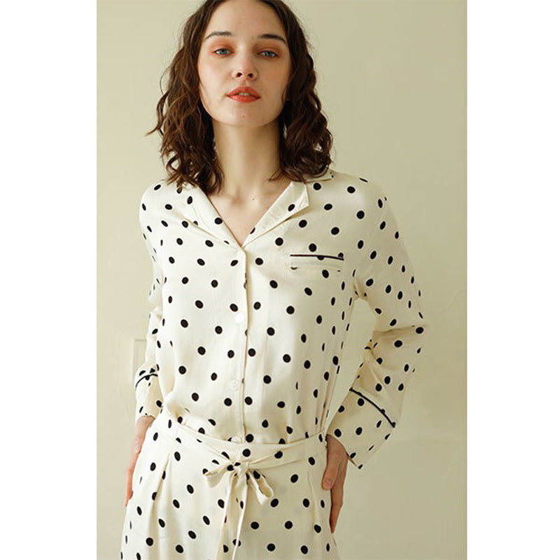 Punto 家居成套睡衣【長袖長褲襯衫款】