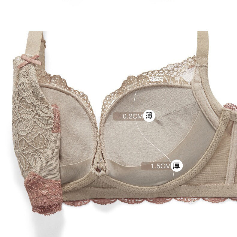 Cici Bra 無鋼圈超集中成套內衣【優雅膚】