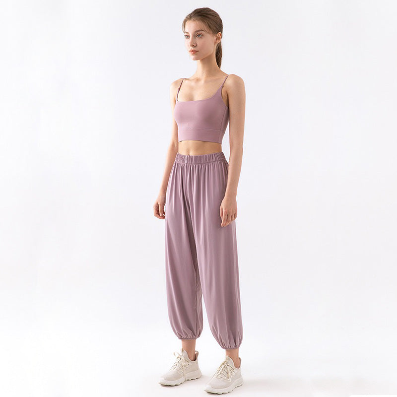 Nara Sport Pants 防曬涼感長褲【柔粉】4色
