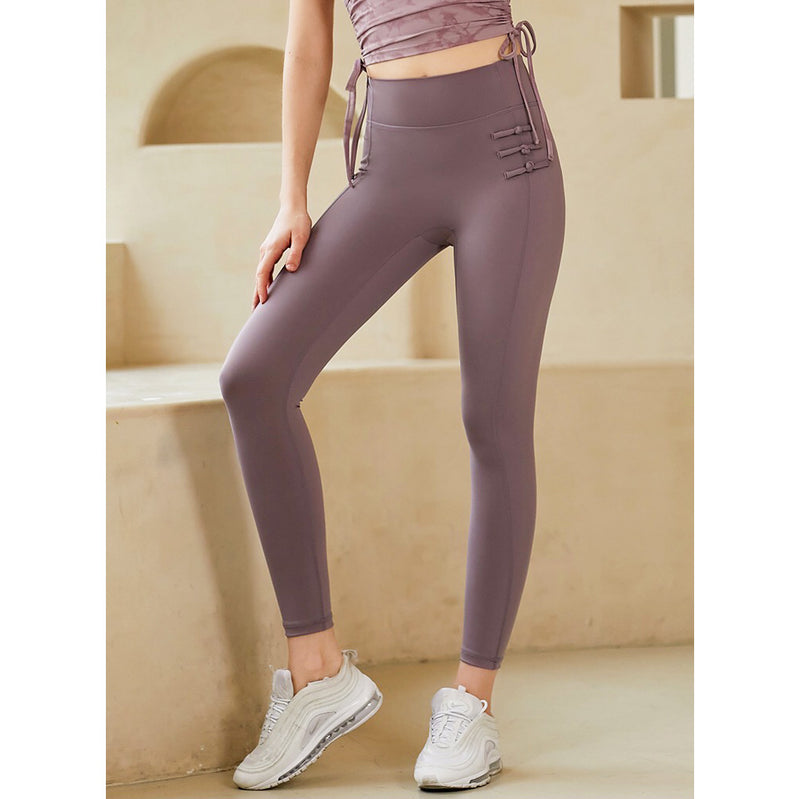 Jena Sport Pants 運動九分褲【藕紫】