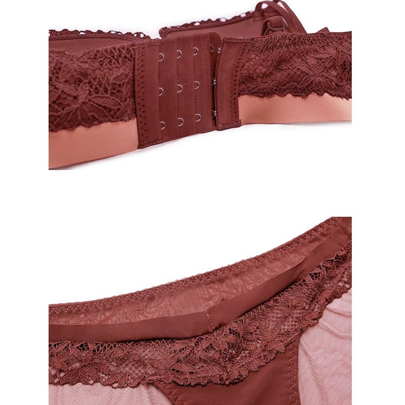 Tonia Bra 無鋼圈蕾絲內衣【淺灰綠】