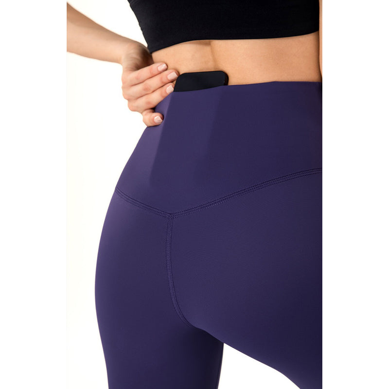 Bili Sport Pants 無尷尬線運動九分褲【紫藍】