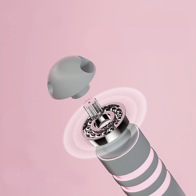 靜音無繩式兩用跳繩【粉色】