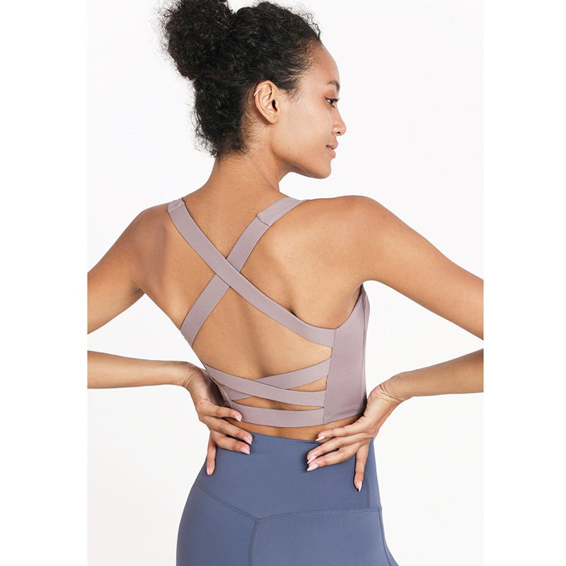 Vania Sport Bra 運動內衣【粉紫】