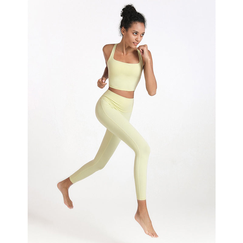 Vania Sport Bra 運動內衣【鵝黃】