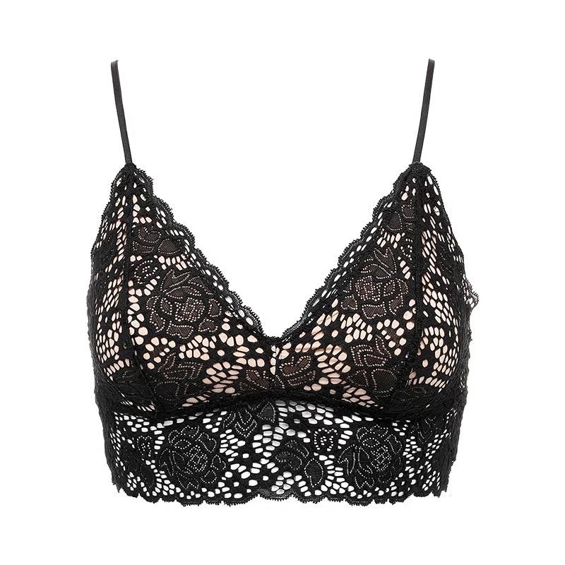 Kila BraTop 無鋼圈蕾絲內衣【氣質黑】