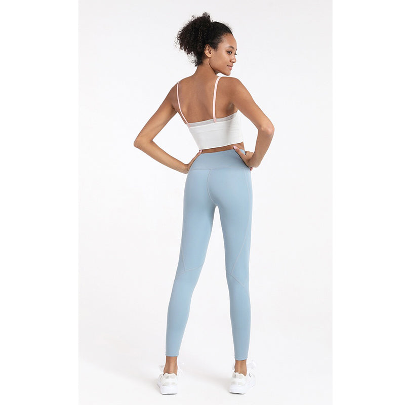 Uve Sport Pants 運動九分褲/腰後口袋【天藍】L