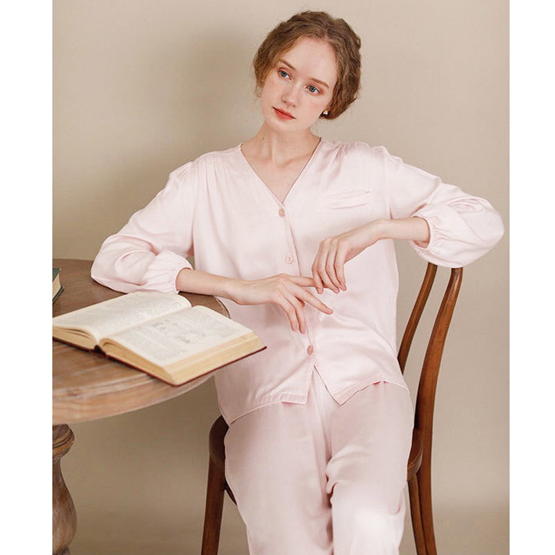 Vovo 家居成套睡衣【粉色】