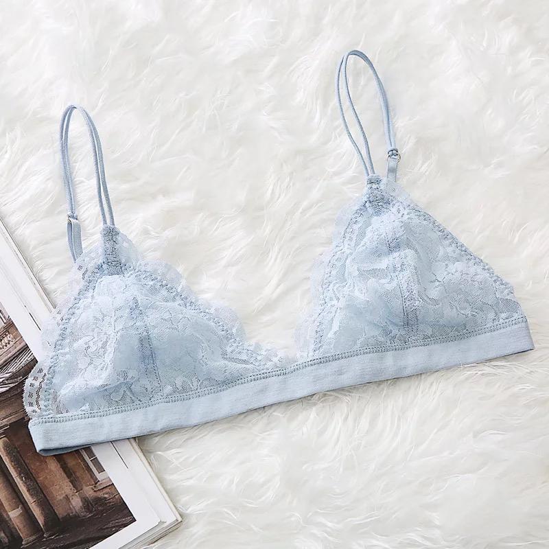 Cholet Bralette 無鋼圈蕾絲內衣 【限量色 - 粉藍色】