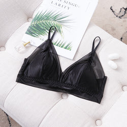 Cocia Bralette 無鋼圈無痕蠶絲內衣【深邃黑】