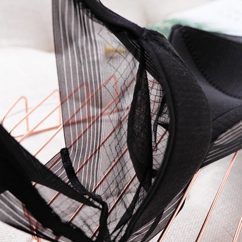 Cocia Bralette 無鋼圈無痕蠶絲內衣【深邃黑】