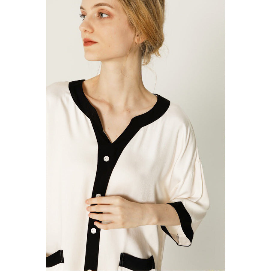 Arina 家居成套睡衣【短袖短褲款】