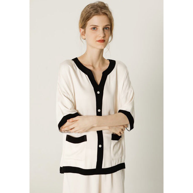 Arina 家居成套睡衣【短袖短褲款】