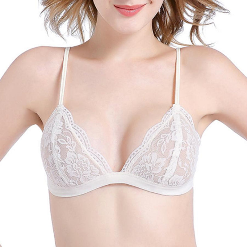 Chiché Bralette 無鋼圈薄襯蕾絲內衣  【買一送一】
