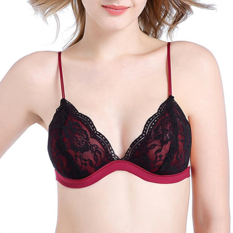 Chiché Bralette 無鋼圈薄襯蕾絲內衣  【買一送一】